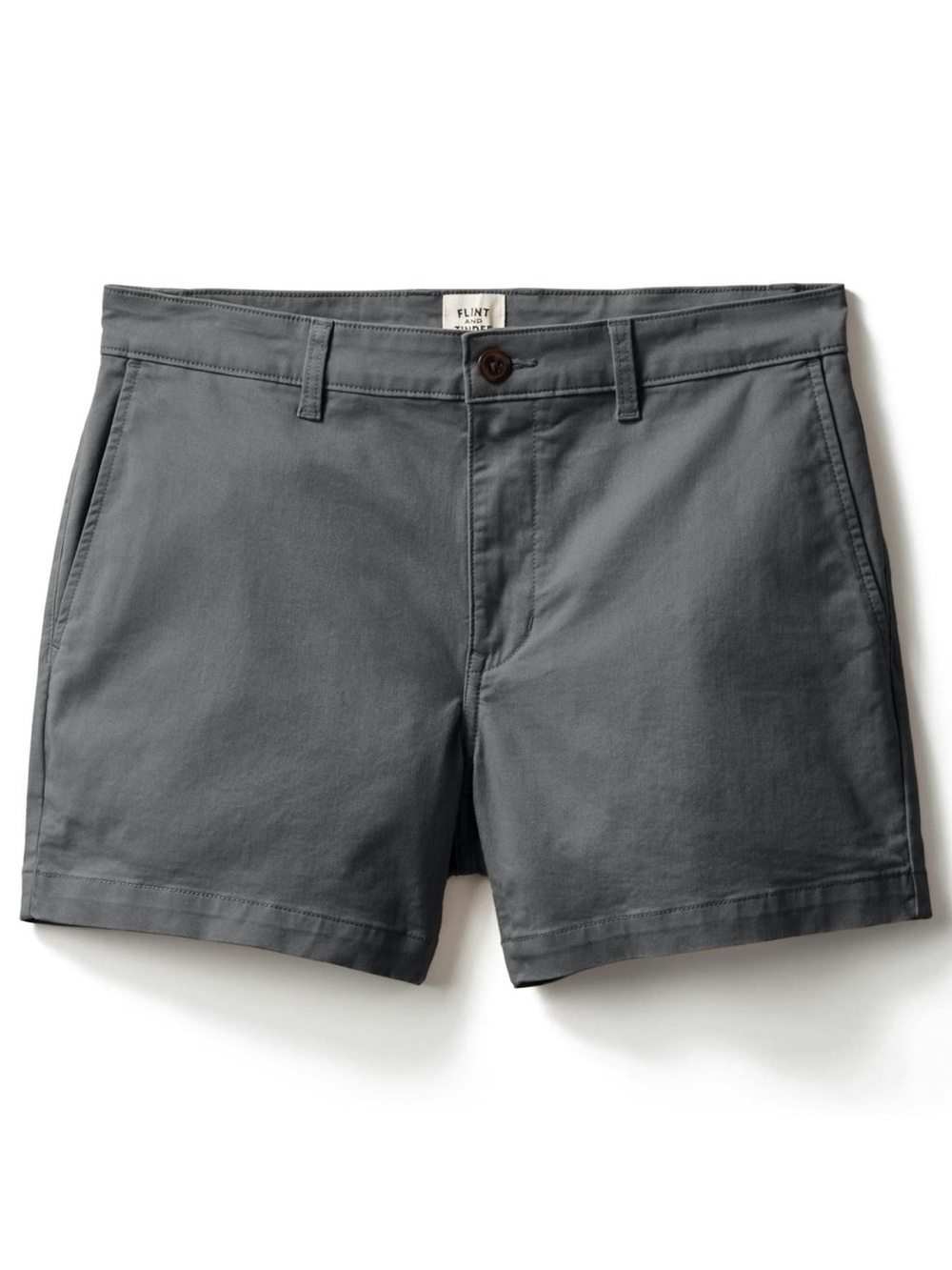 Flint & Tinder Charcoal 5” Cotton Chino Shorts